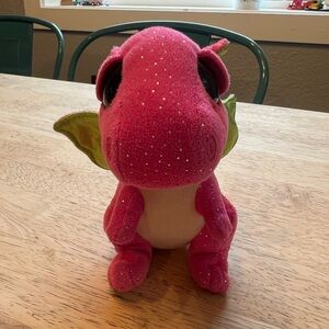 Ty 6” Darla the pink dragon